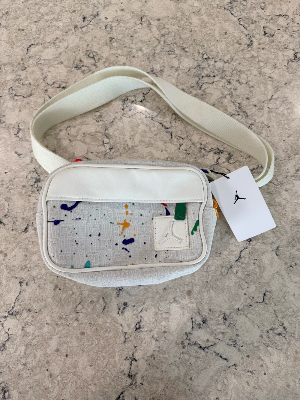 NEW - Jordan 1.5L RARE Monogram Camera Bag Sail - MA0981-782